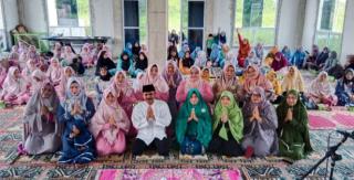 PMT UI Desa Rimbo Panjang Mengadakan Halal Bihalal Sekaligus Kajian Bulanan