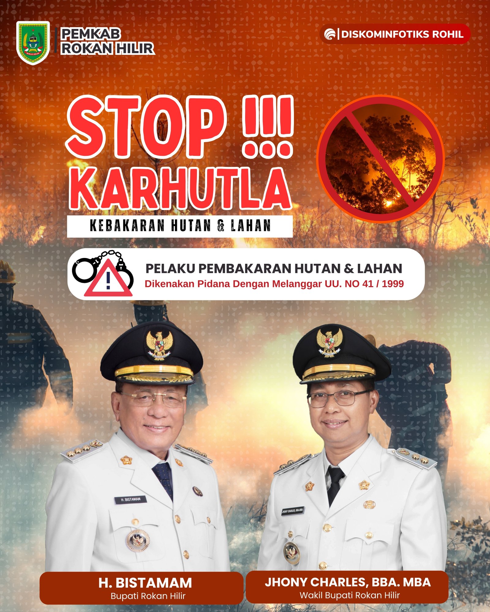 Iklan kominfo Rohil Karhutla