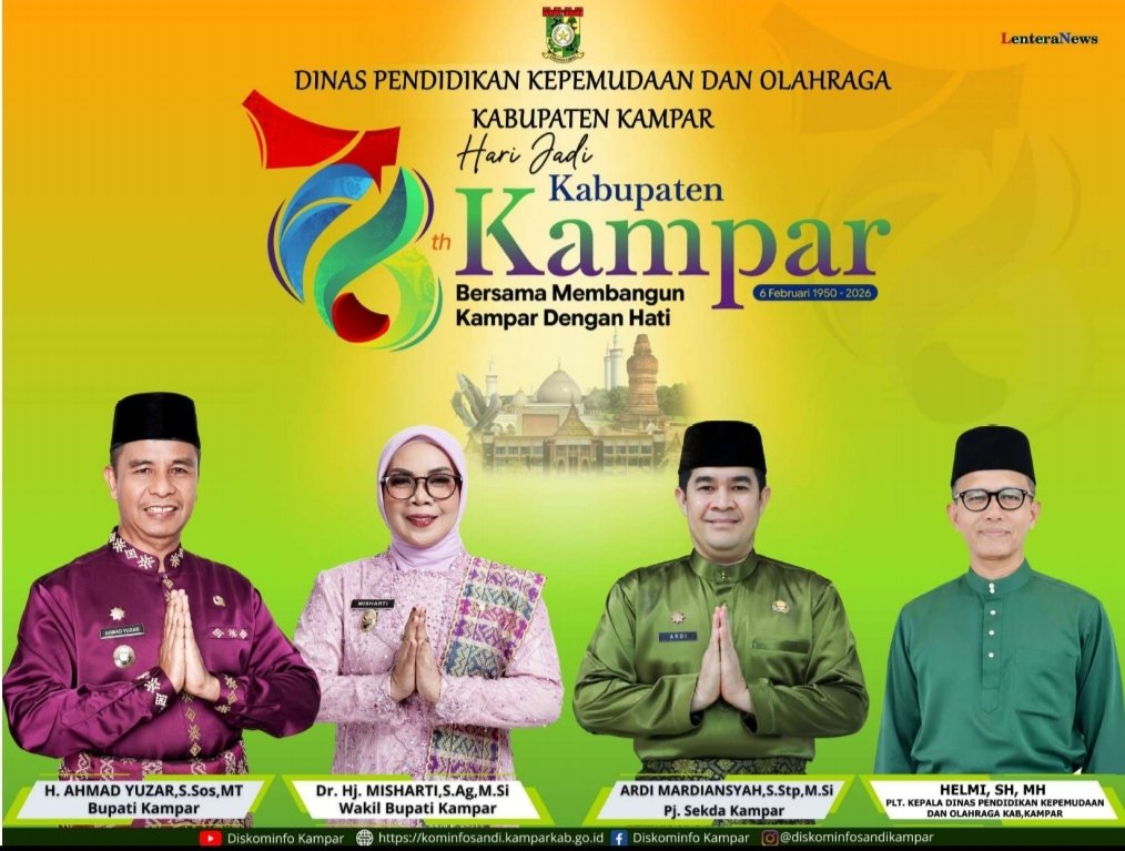 Iklan HUT Kampar Dispora